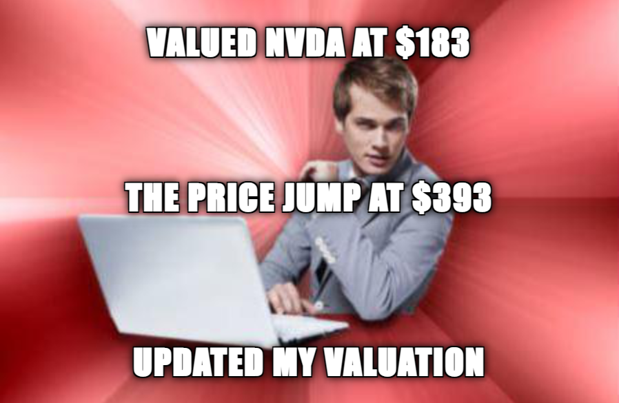 Nvidia is up 45% since I closed my position... this is how I feel