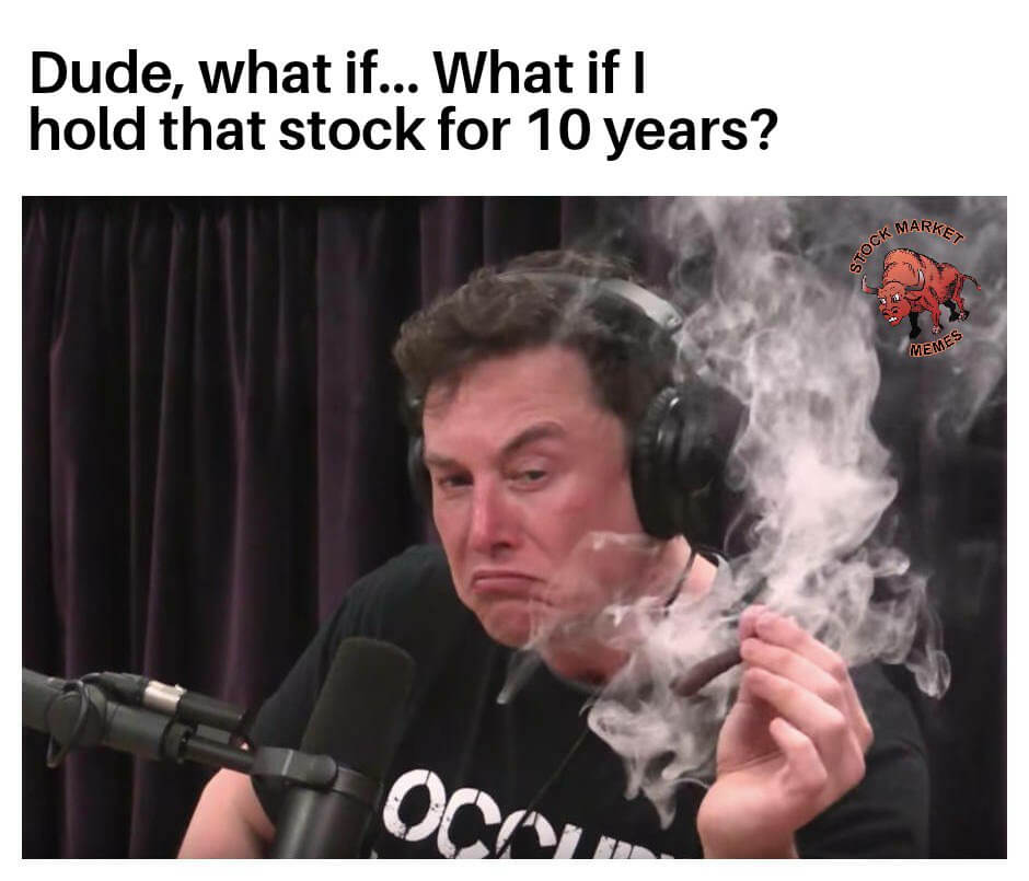 Is holding a stock for 10 years really a plan?🤔